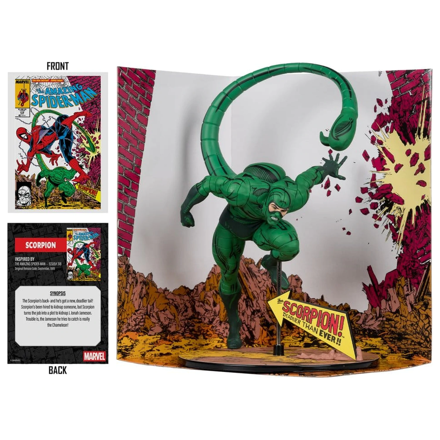 Kolekcja Marvel figurka PVC 1/10 Scorpion (The Amazing Spider-Man #318) 17 cm zdjęcie produktu