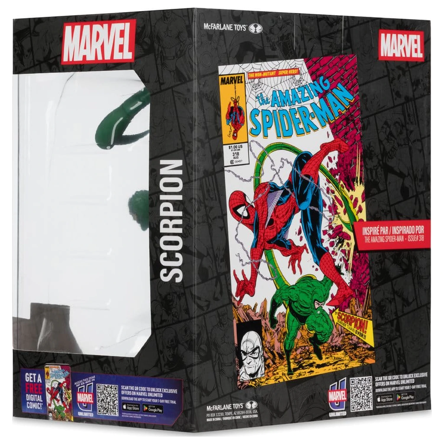 Kolekcja Marvel figurka PVC 1/10 Scorpion (The Amazing Spider-Man #318) 17 cm zdjęcie produktu