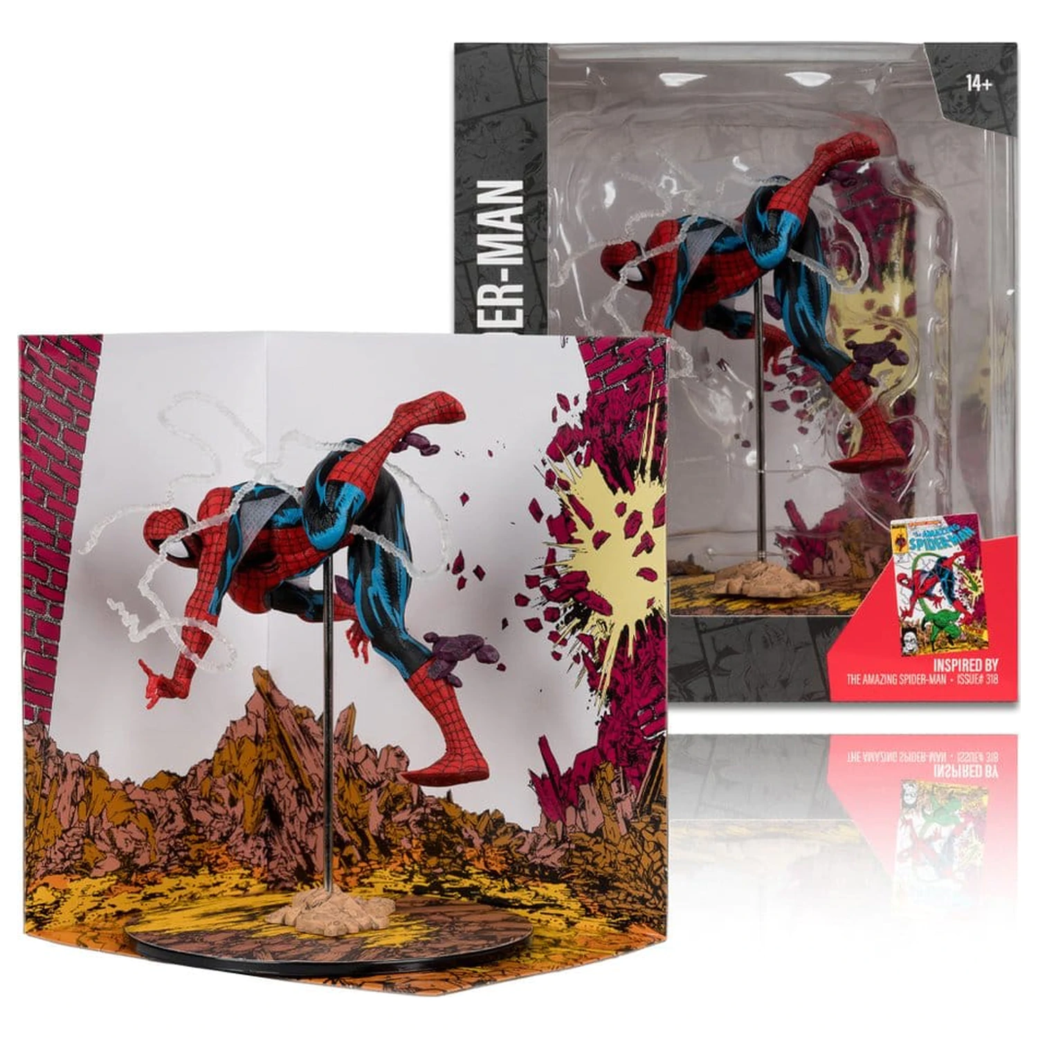 Marvel Collection Figurka PVC 1/10 Spider-Man (The Amazing Spider-Man #318) 17 cm zdjęcie produktu