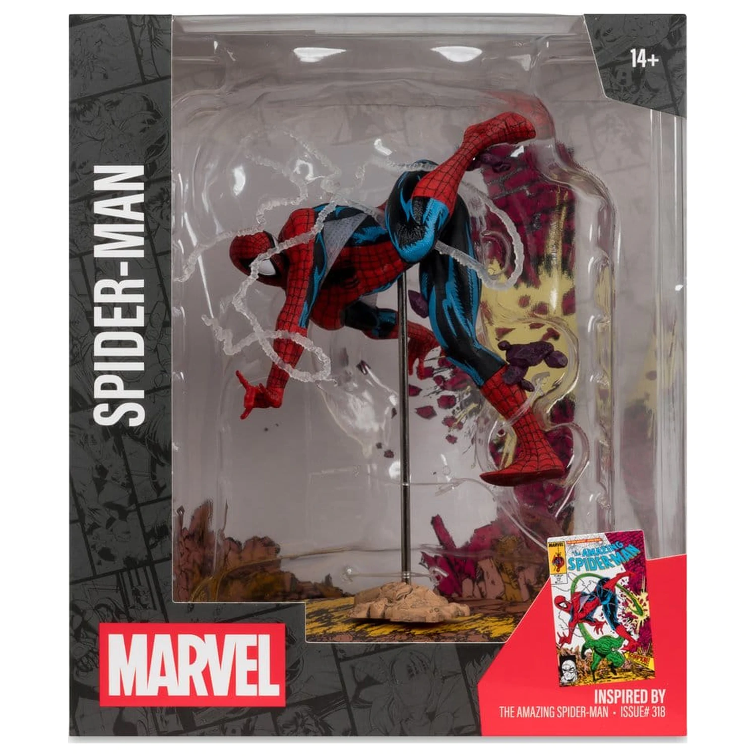 Marvel Collection Figurka PVC 1/10 Spider-Man (The Amazing Spider-Man #318) 17 cm zdjęcie produktu