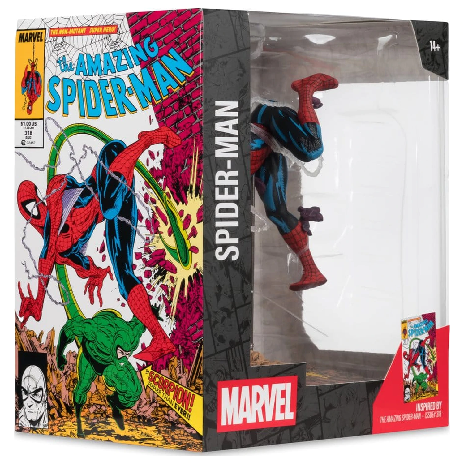 Marvel Collection Figurka PVC 1/10 Spider-Man (The Amazing Spider-Man #318) 17 cm zdjęcie produktu