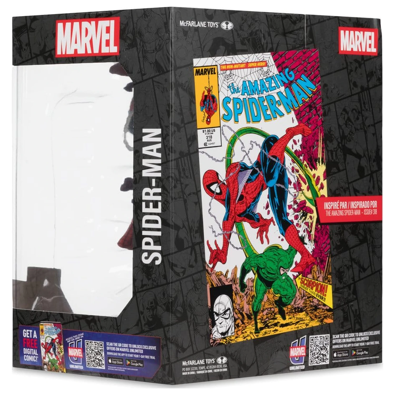 Marvel Collection Figurka PVC 1/10 Spider-Man (The Amazing Spider-Man #318) 17 cm zdjęcie produktu