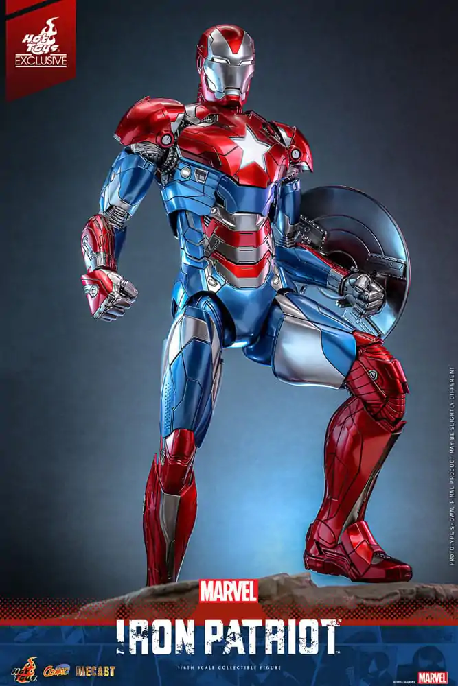 Marvel Comic Diecast Masterpiece Figurka Akcji 1/6 Iron Patriot Hot Toys Exclusive 32 cm zdjęcie produktu