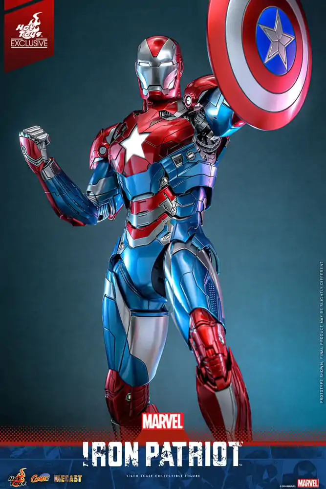 Marvel Comic Diecast Masterpiece Figurka Akcji 1/6 Iron Patriot Hot Toys Exclusive 32 cm zdjęcie produktu