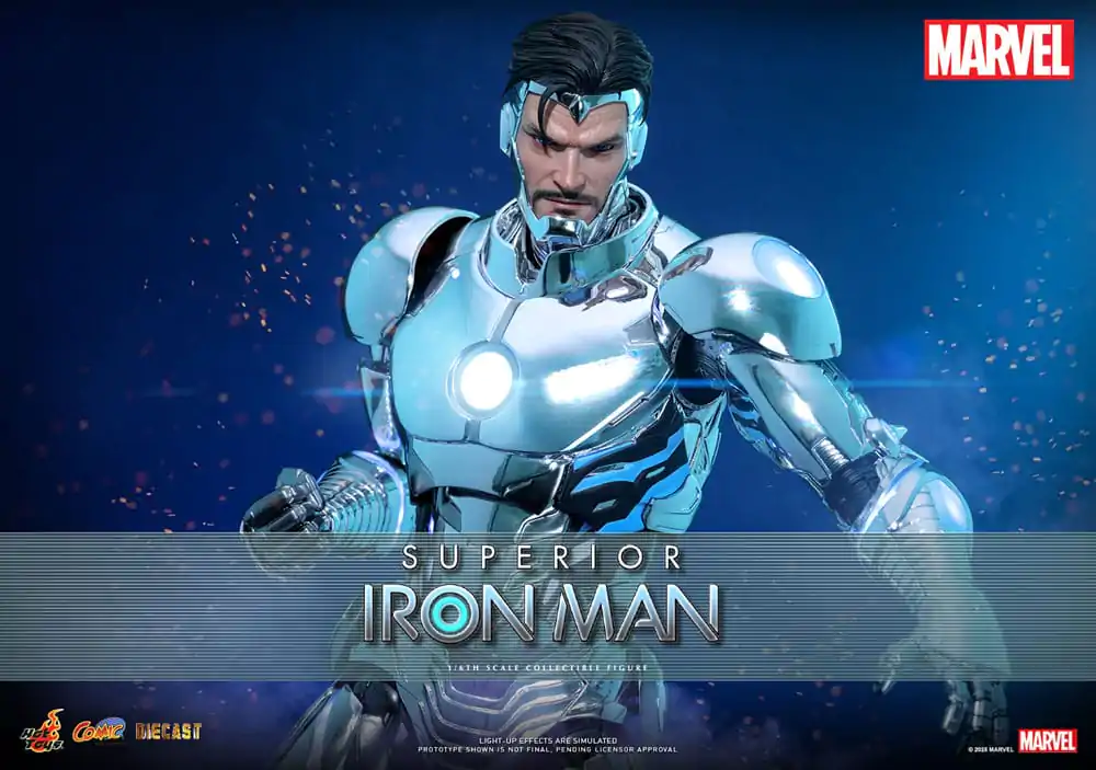 Marvel Comic Diecast Masterpiece Action Figure 1/6 Superior Iron Man 32 cm zdjęcie produktu