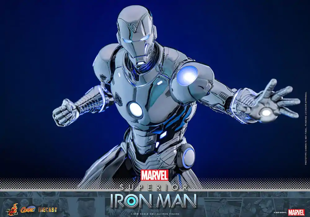 Marvel Comic Diecast Masterpiece Action Figure 1/6 Superior Iron Man 32 cm zdjęcie produktu