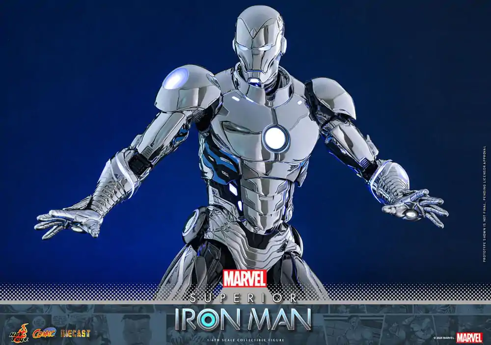 Marvel Comic Diecast Masterpiece Action Figure 1/6 Superior Iron Man 32 cm zdjęcie produktu