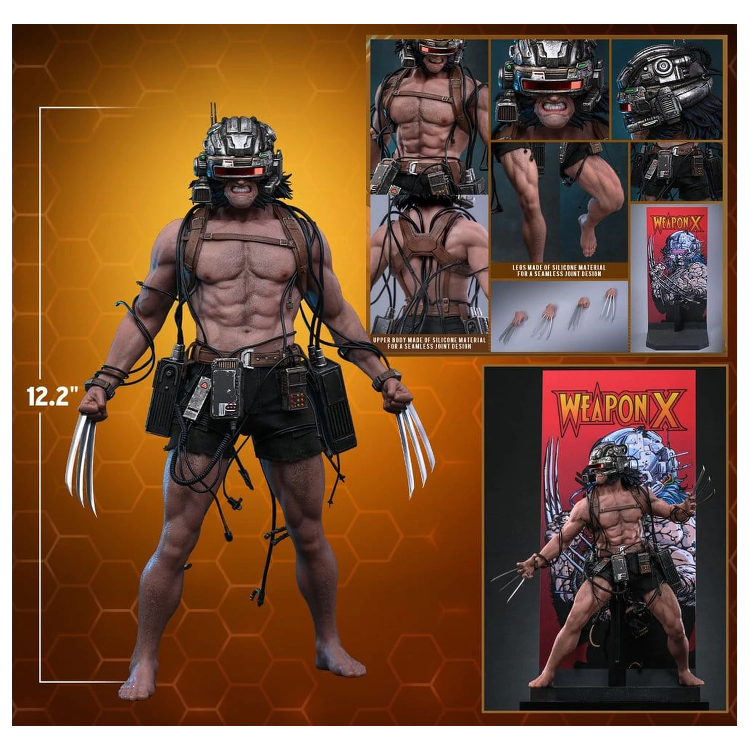 Marvel Comic Masterpiece Figurka Akcji 1/6 Weapon X 31 cm zdjęcie produktu