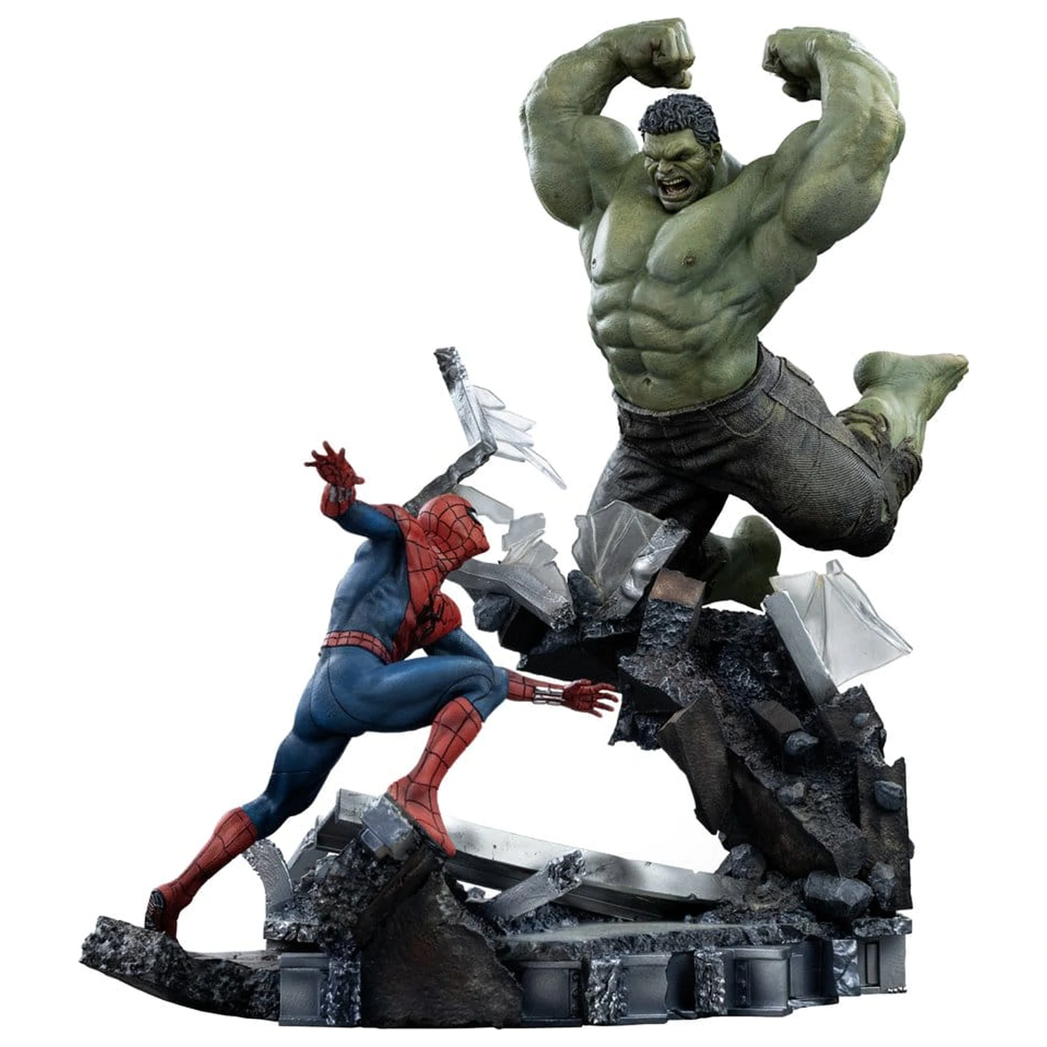 Marvel Comics Art Scale Statua 1/10 Spider-Man vs Hulk 38 cm zdjęcie produktu