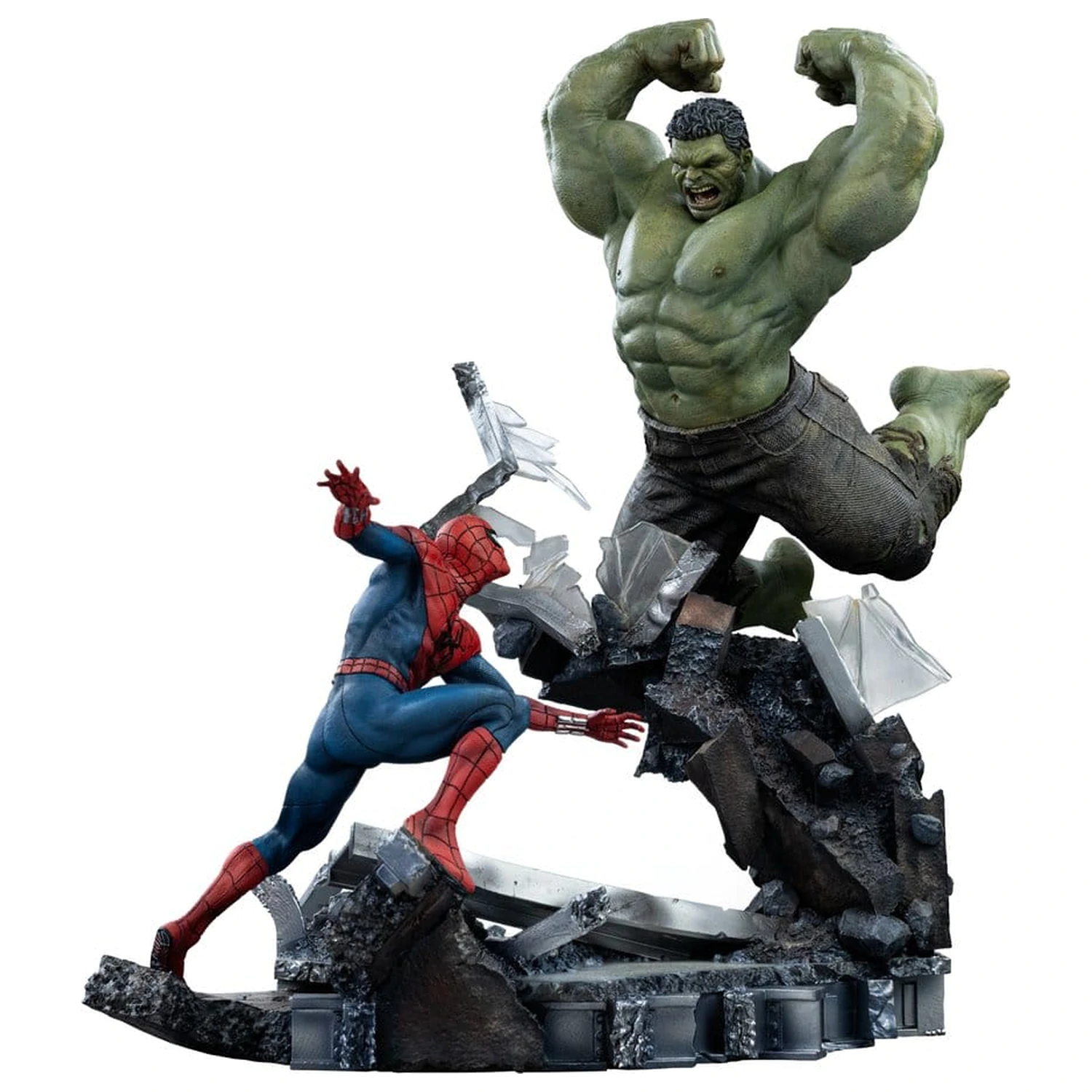 Marvel Comics Art Scale Statua 1/10 Spider-Man vs Hulk 38 cm zdjęcie produktu