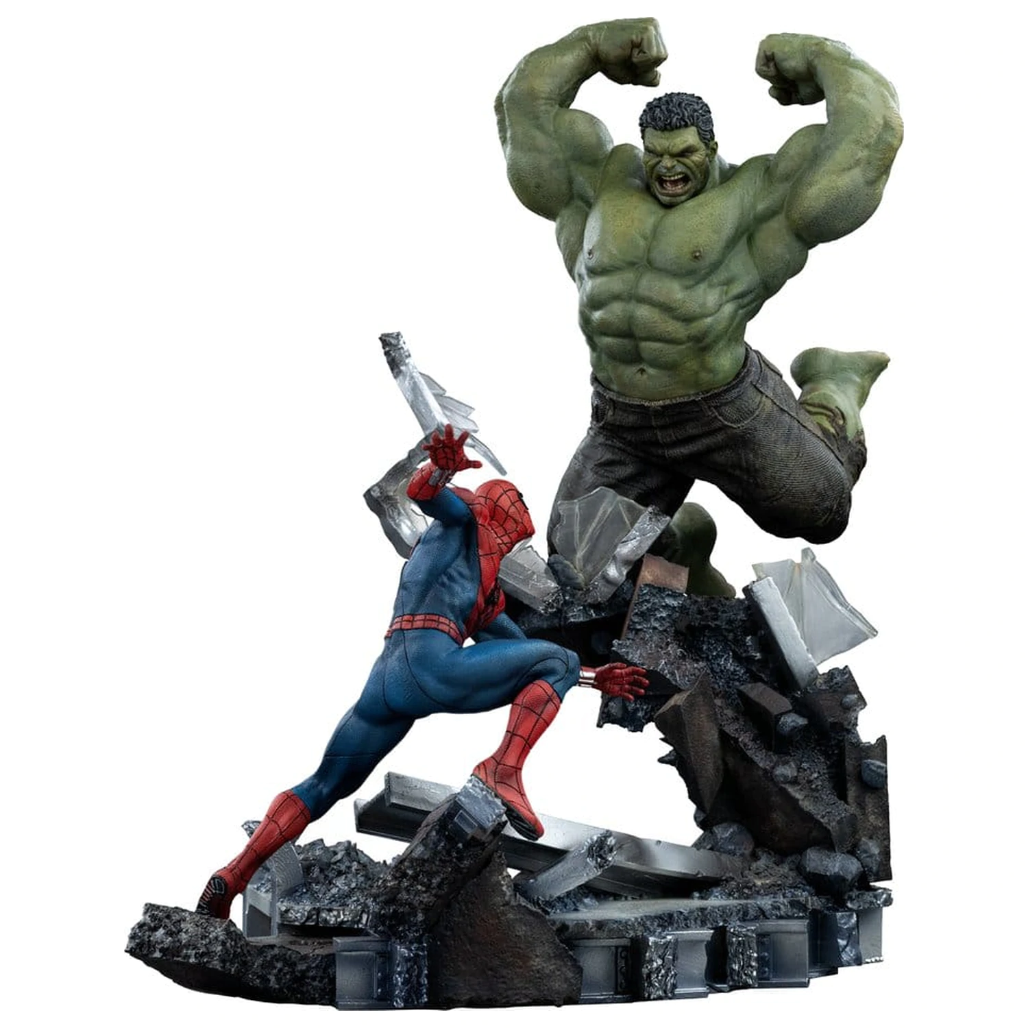 Marvel Comics Art Scale Statua 1/10 Spider-Man vs Hulk 38 cm zdjęcie produktu