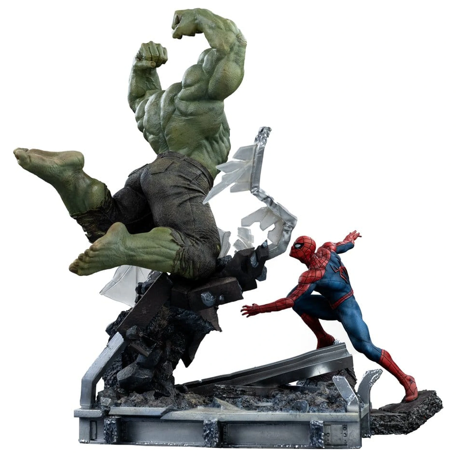 Marvel Comics Art Scale Statua 1/10 Spider-Man vs Hulk 38 cm zdjęcie produktu
