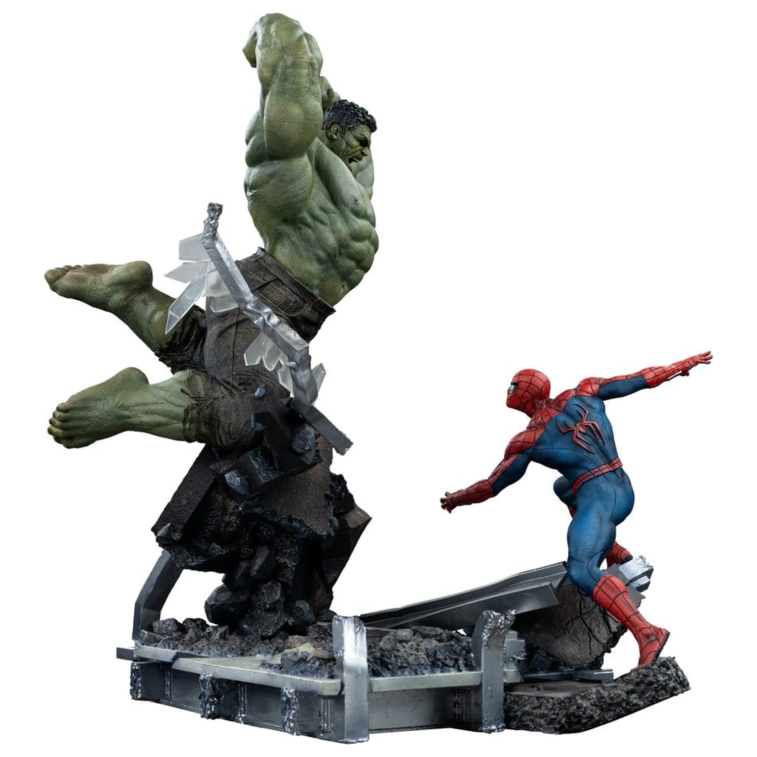 Marvel Comics Art Scale Statua 1/10 Spider-Man vs Hulk 38 cm zdjęcie produktu
