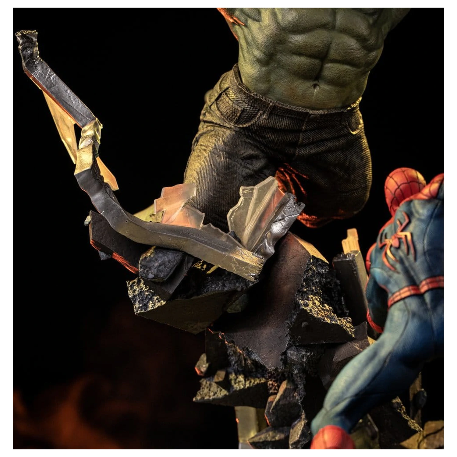 Marvel Comics Art Scale Statua 1/10 Spider-Man vs Hulk 38 cm zdjęcie produktu