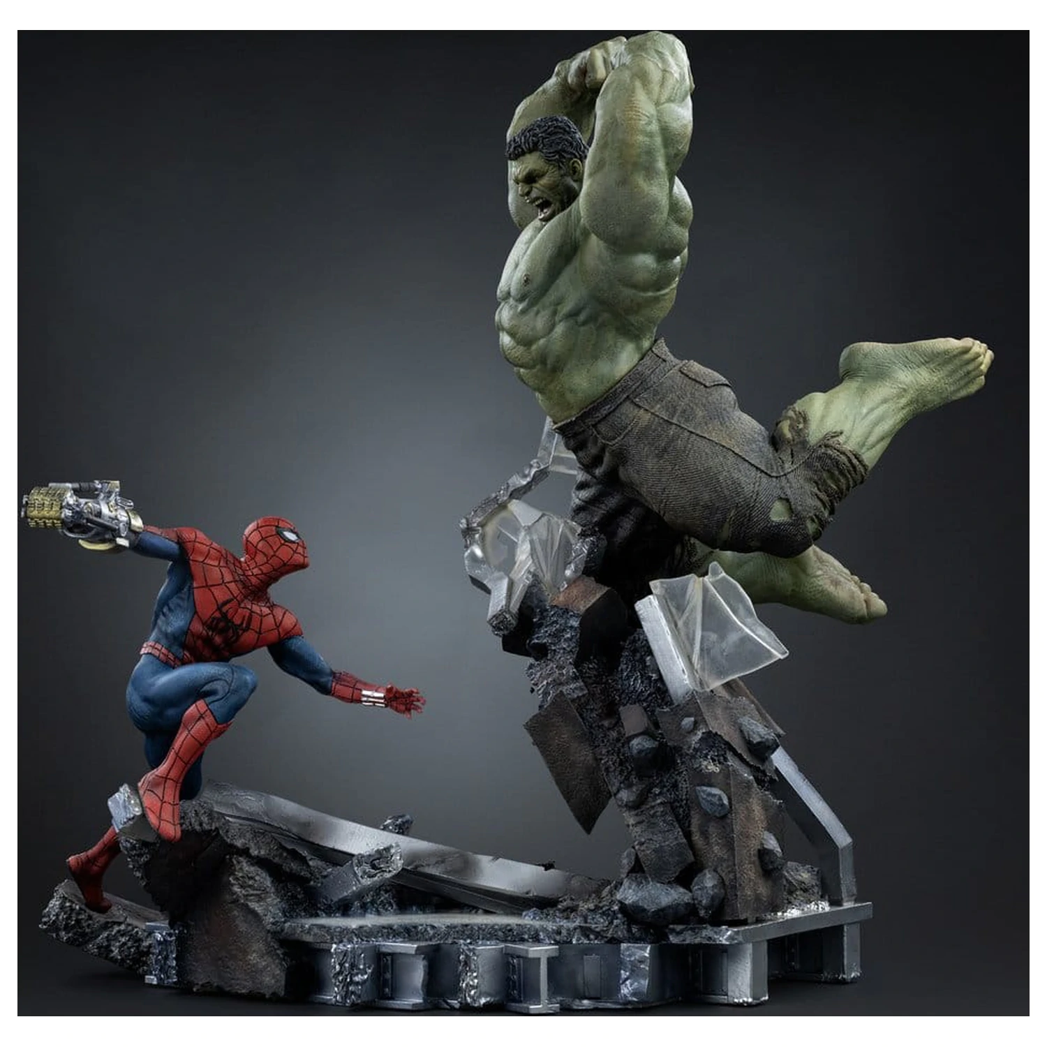 Marvel Comics Art Scale Statua 1/10 Spider-Man vs Hulk 38 cm zdjęcie produktu