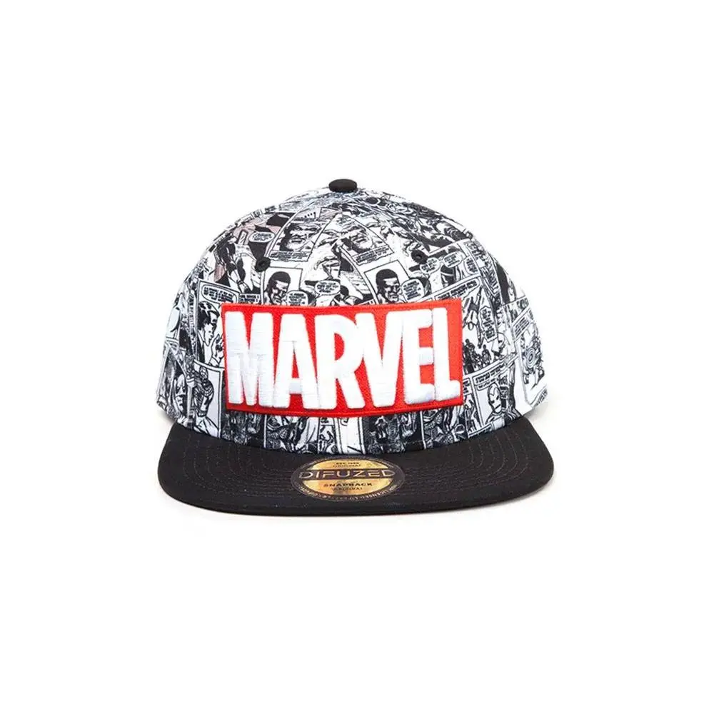 Czapka z daszkiem Marvel Comics Snapback Classic Red & White Logo zdjęcie produktu