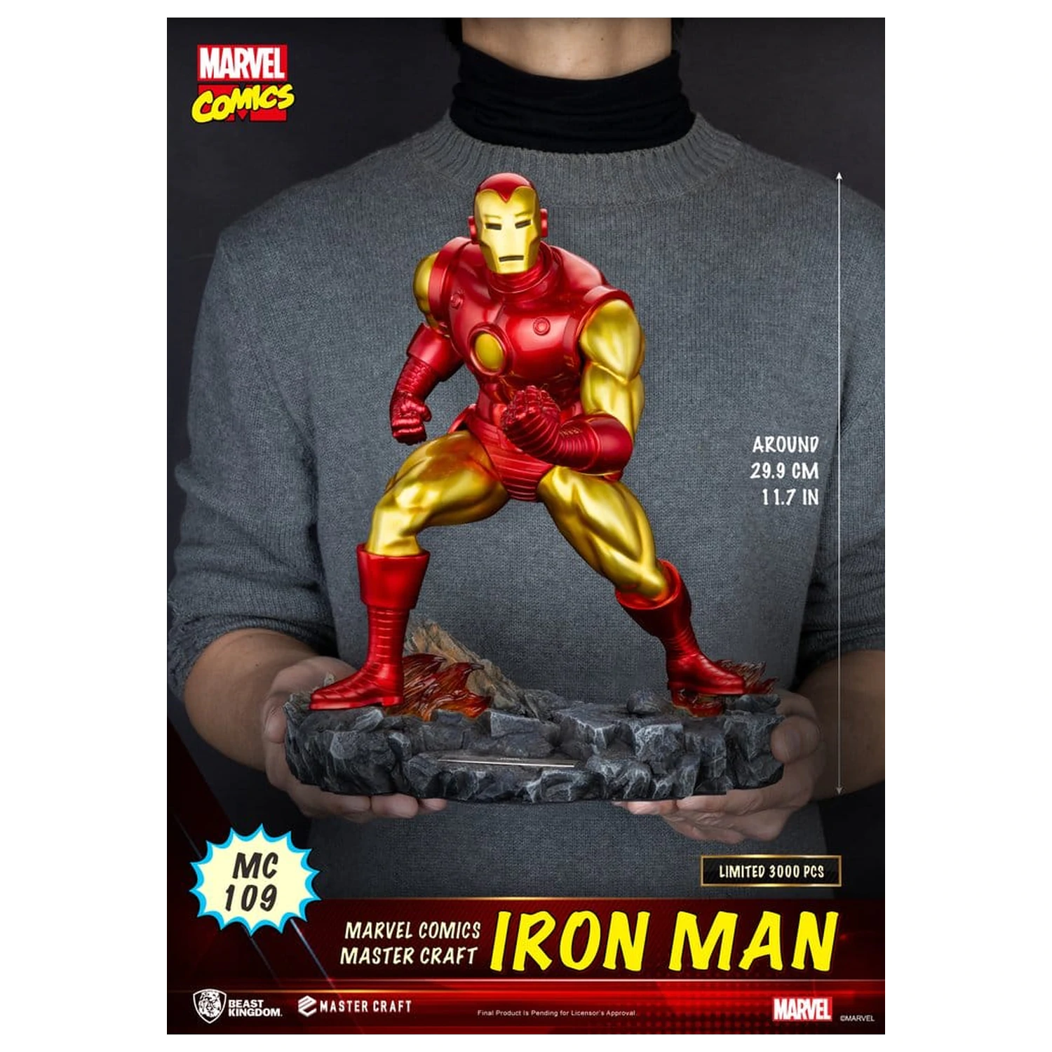 Marvel Comics Master Craft Statua Iron Man 29 cm zdjęcie produktu