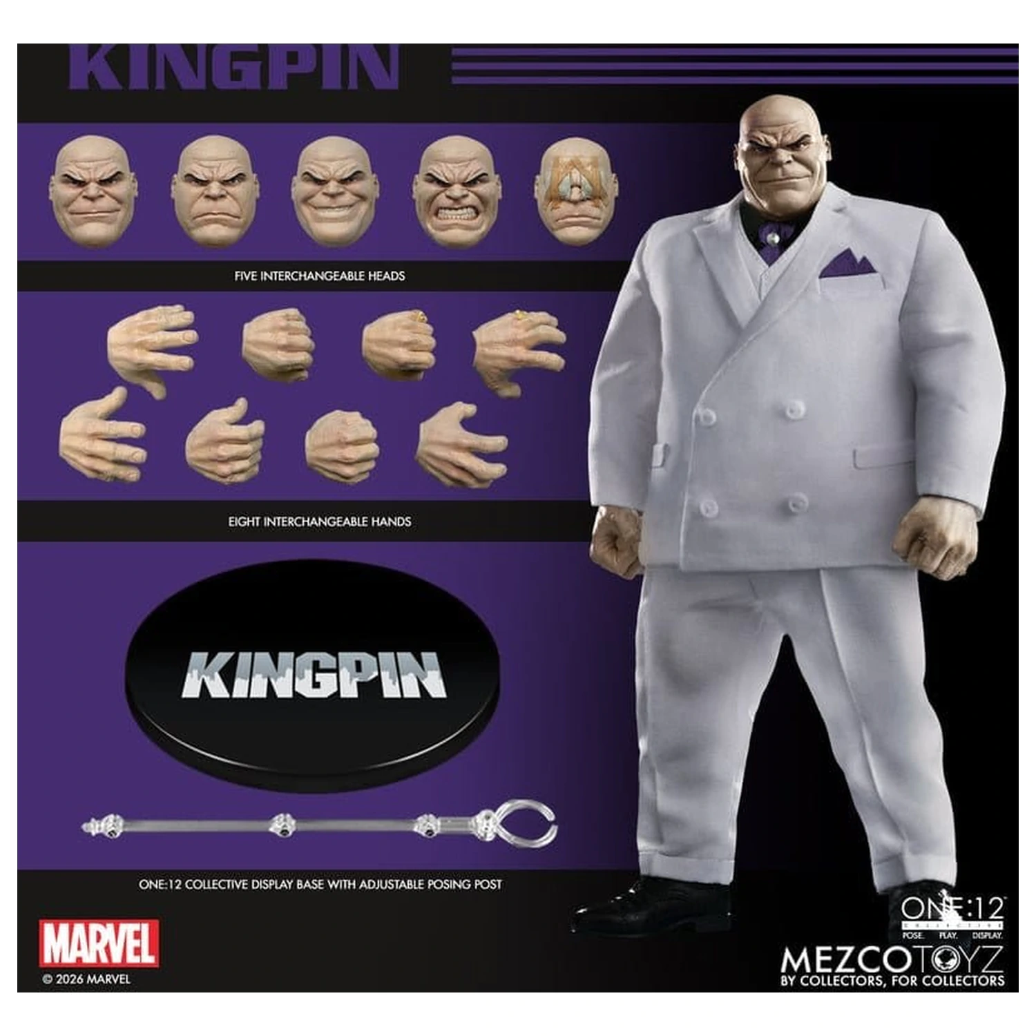 Marvel Comics One:12 Collective Figurka Akcji 1/12 Kingpin 18 cm zdjęcie produktu