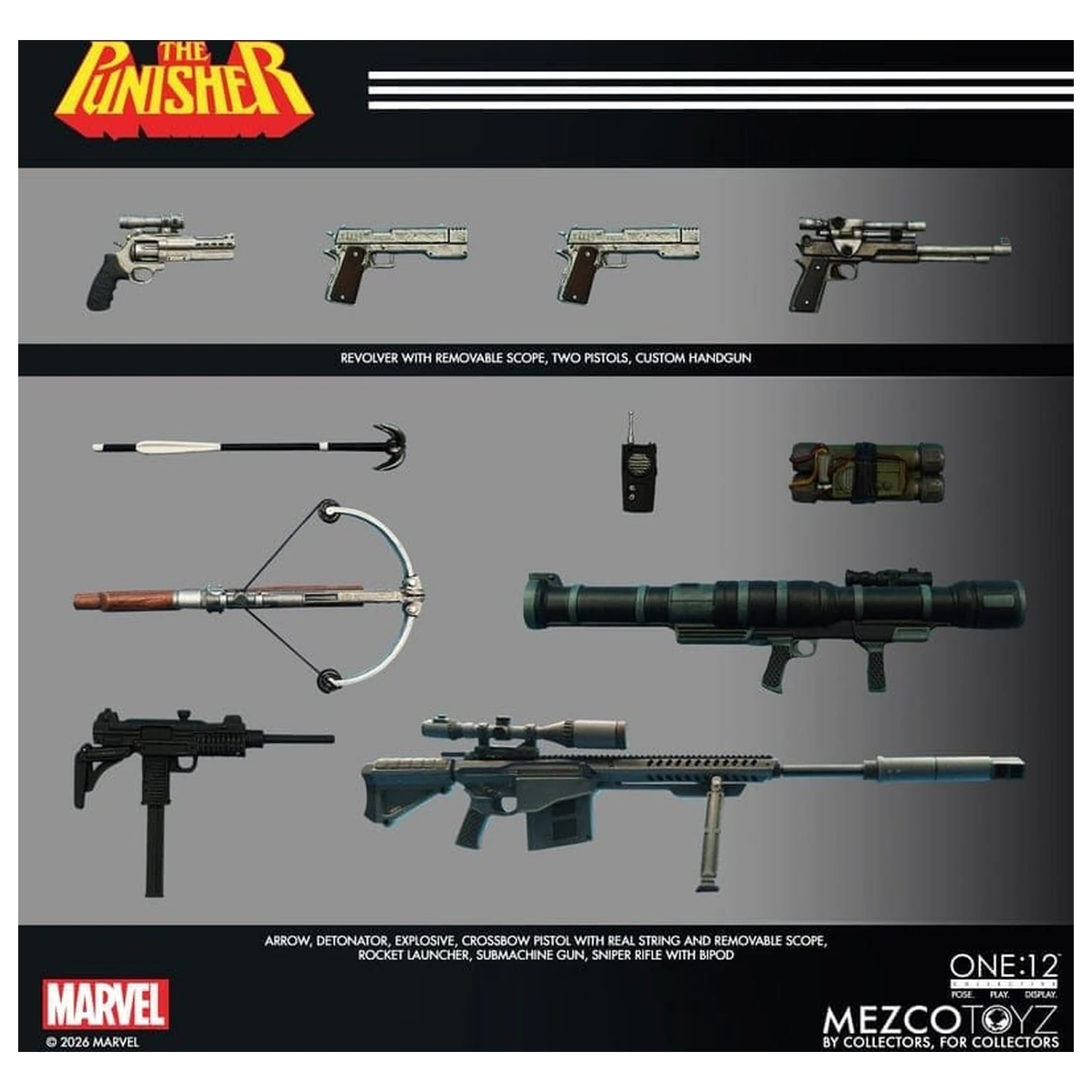 Marvel Comics One:12 Collective Figurka Akcji 1/12 Punisher 17 cm zdjęcie produktu
