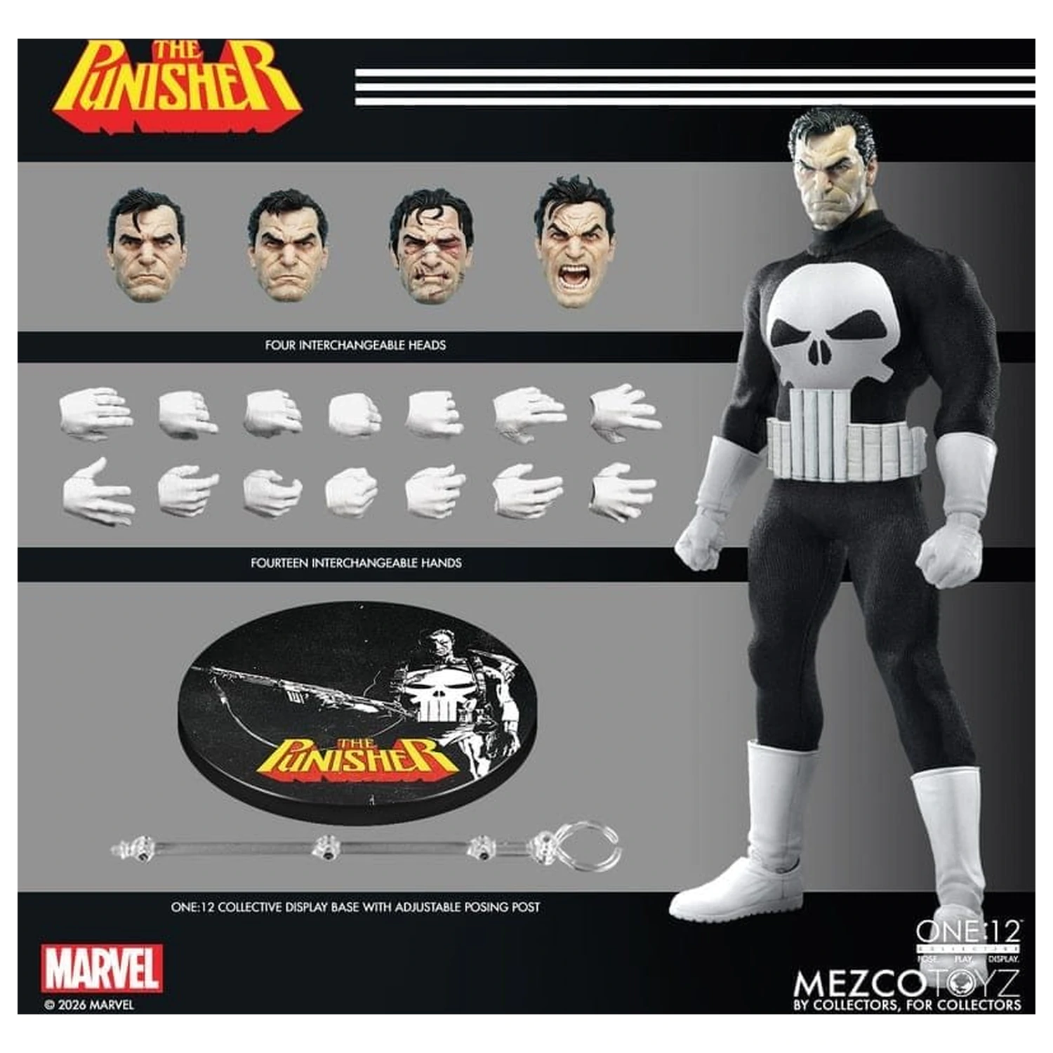 Marvel Comics One:12 Collective Figurka Akcji 1/12 Punisher 17 cm zdjęcie produktu