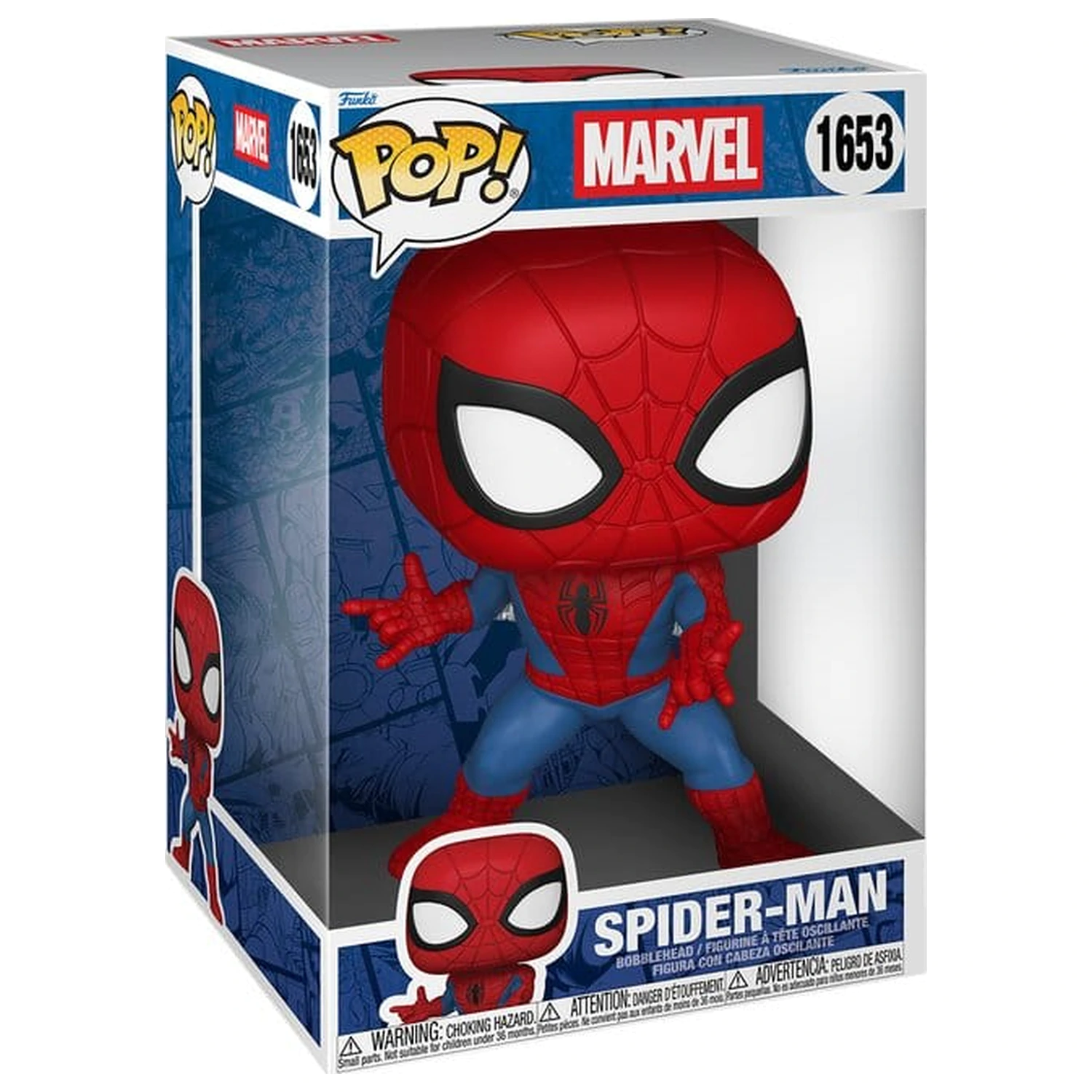 Marvel Comics Super Sized Jumbo Funko POP! Winylu Figurka Spider-Man 25 cm zdjęcie produktu