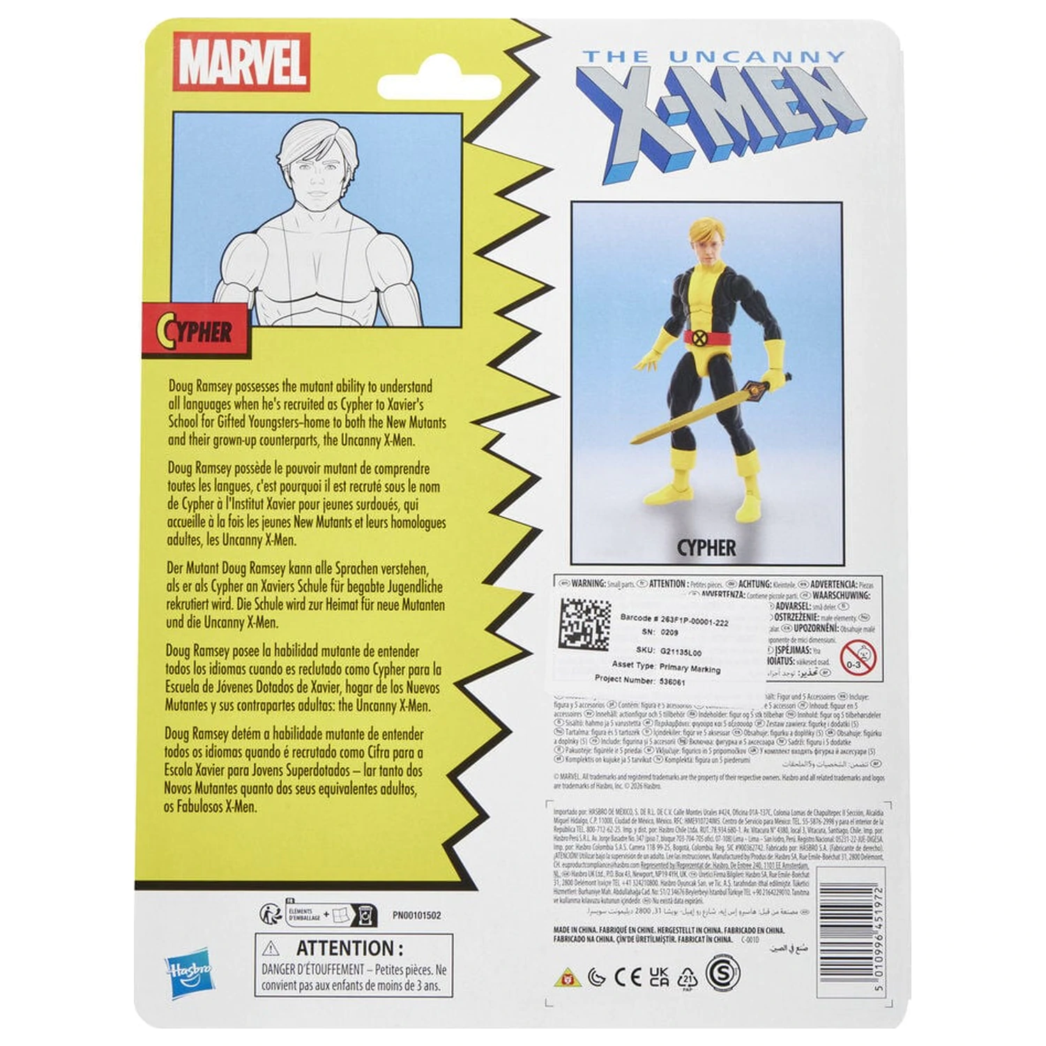Marvel Comics The Uncanny X-Men Cypher figurka 15cm zdjęcie produktu
