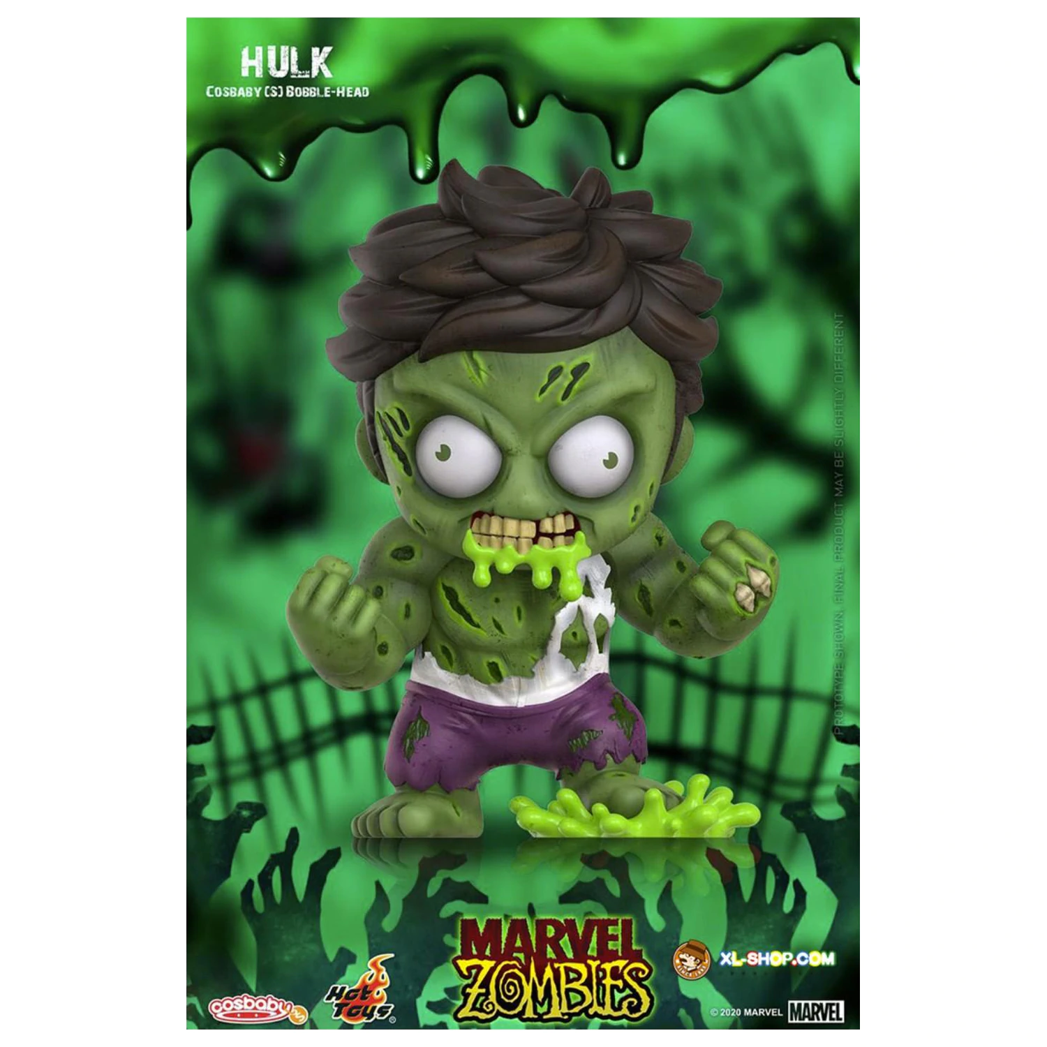 Figurka Marvel Cosbaby Wave 4 Zombie Hulk zdjęcie produktu