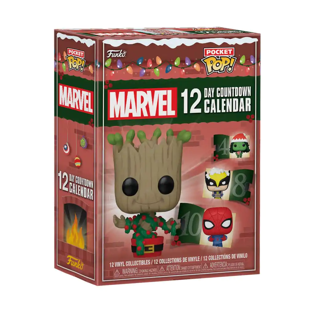 Marvel Countdown Pocket Funko POP! Kalendar Adwentowy Marvel 12-dniowy zdjęcie produktu