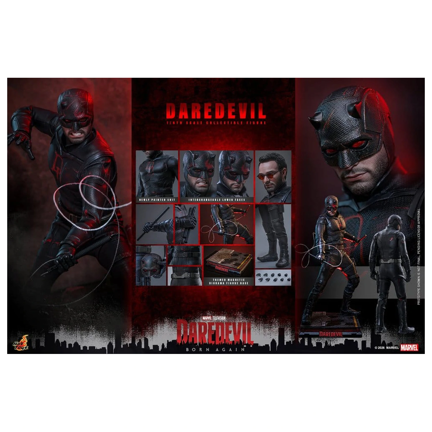 Marvel Daredevil: Born Again figurka akcji 1/6 Daredevil 30 cm zdjęcie produktu