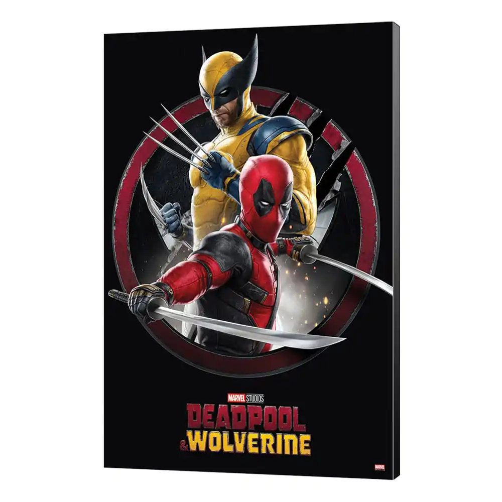 Marvel Drewniana Dekoracja Ścienna Deadpool & Wolverine 01 Action 35 x 50 cm zdjęcie produktu