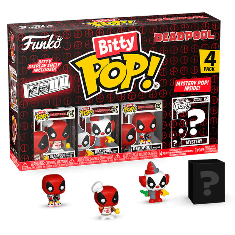 Deadpool Bitty Funko POP! Figurka Winylowa 4-Pak Master 2,5 cm zdjęcie produktu