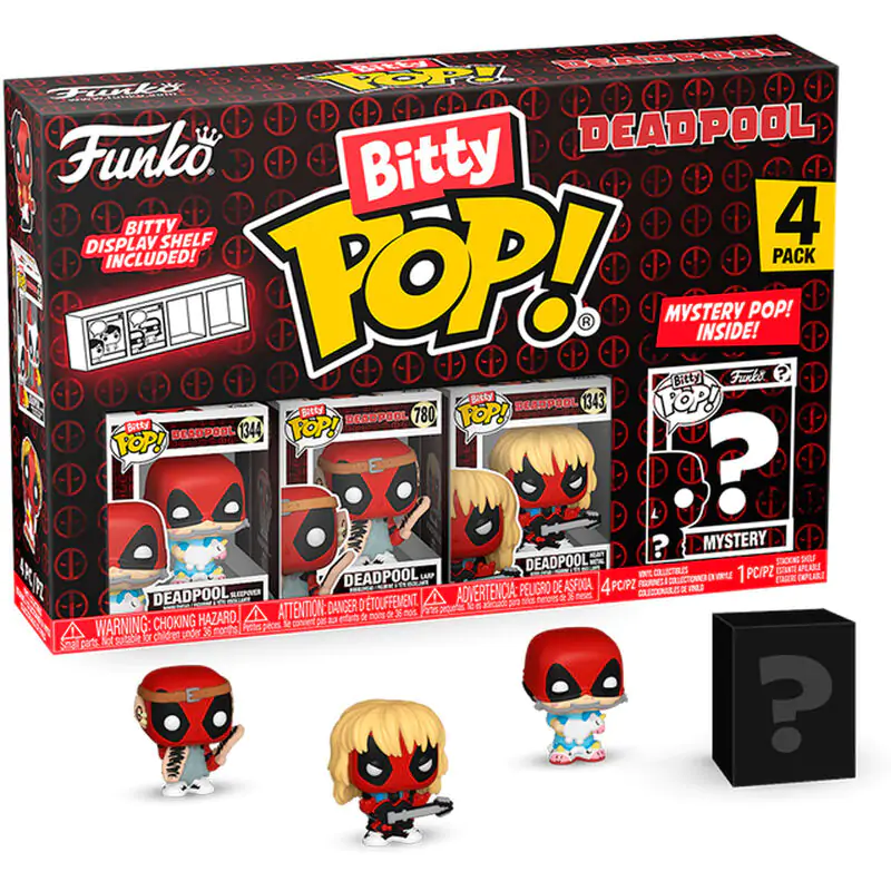 Deadpool Bitty Funko POP! Figurka winylowa 4-Pack Sleepover 2,5 cm zdjęcie produktu