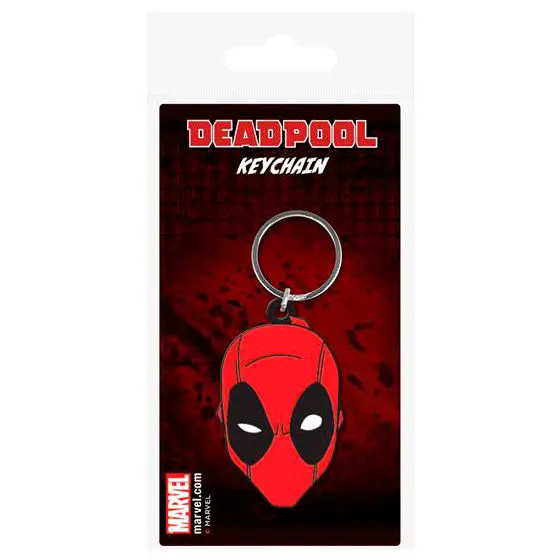 Marvel Comics Gumowy breloczek Deadpool Face 6 cm zdjęcie produktu
