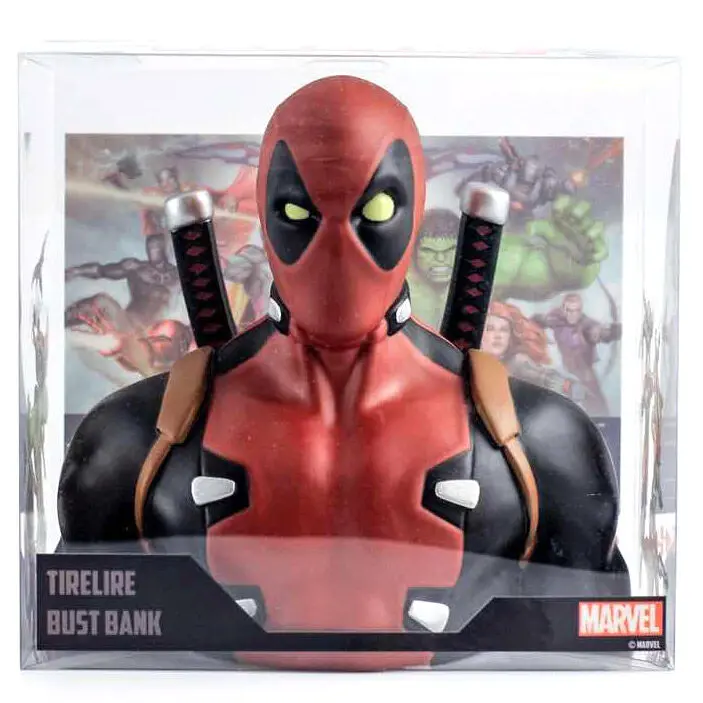 Marvel Deadpool skarbonka popiersie 20 cm zdjęcie produktu