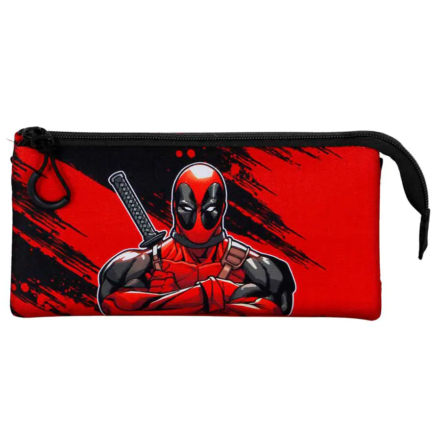 Marvel Deadpool Plus Bad potrójny piórnik zdjęcie produktu