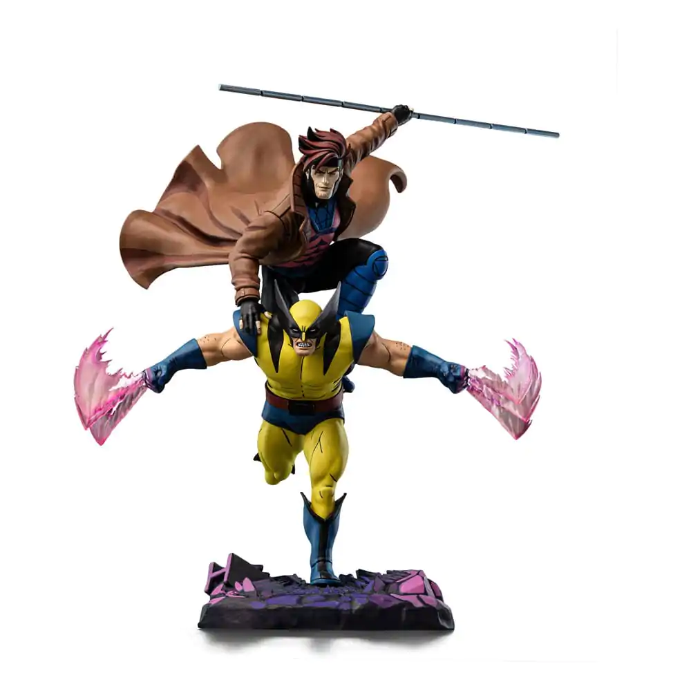 Marvel Deluxe Art Scale Statue 1/10 X-Men '97 Gambit & Wolverine 29 cm Statua zdjęcie produktu