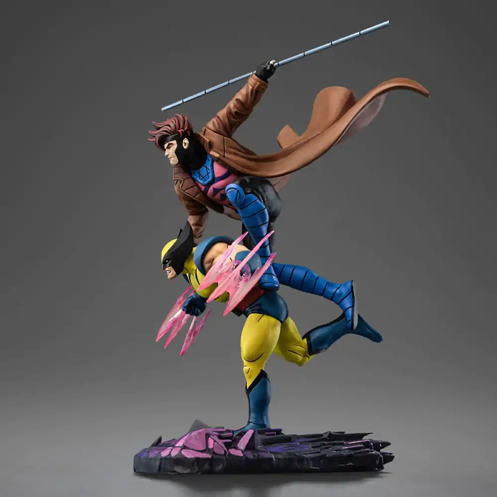 Marvel Deluxe Art Scale Statue 1/10 X-Men '97 Gambit & Wolverine 29 cm Statua zdjęcie produktu