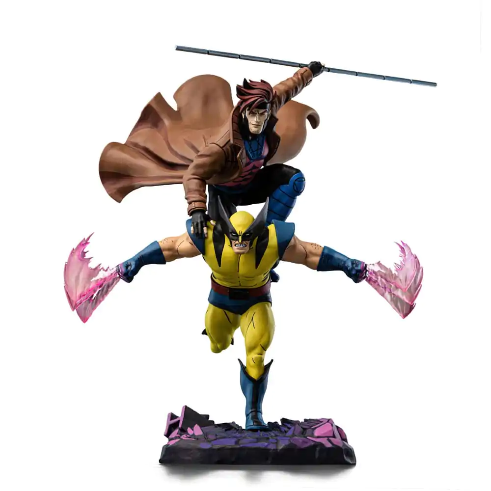 Marvel Deluxe Art Scale Statue 1/10 X-Men '97 Gambit & Wolverine 29 cm Statua zdjęcie produktu