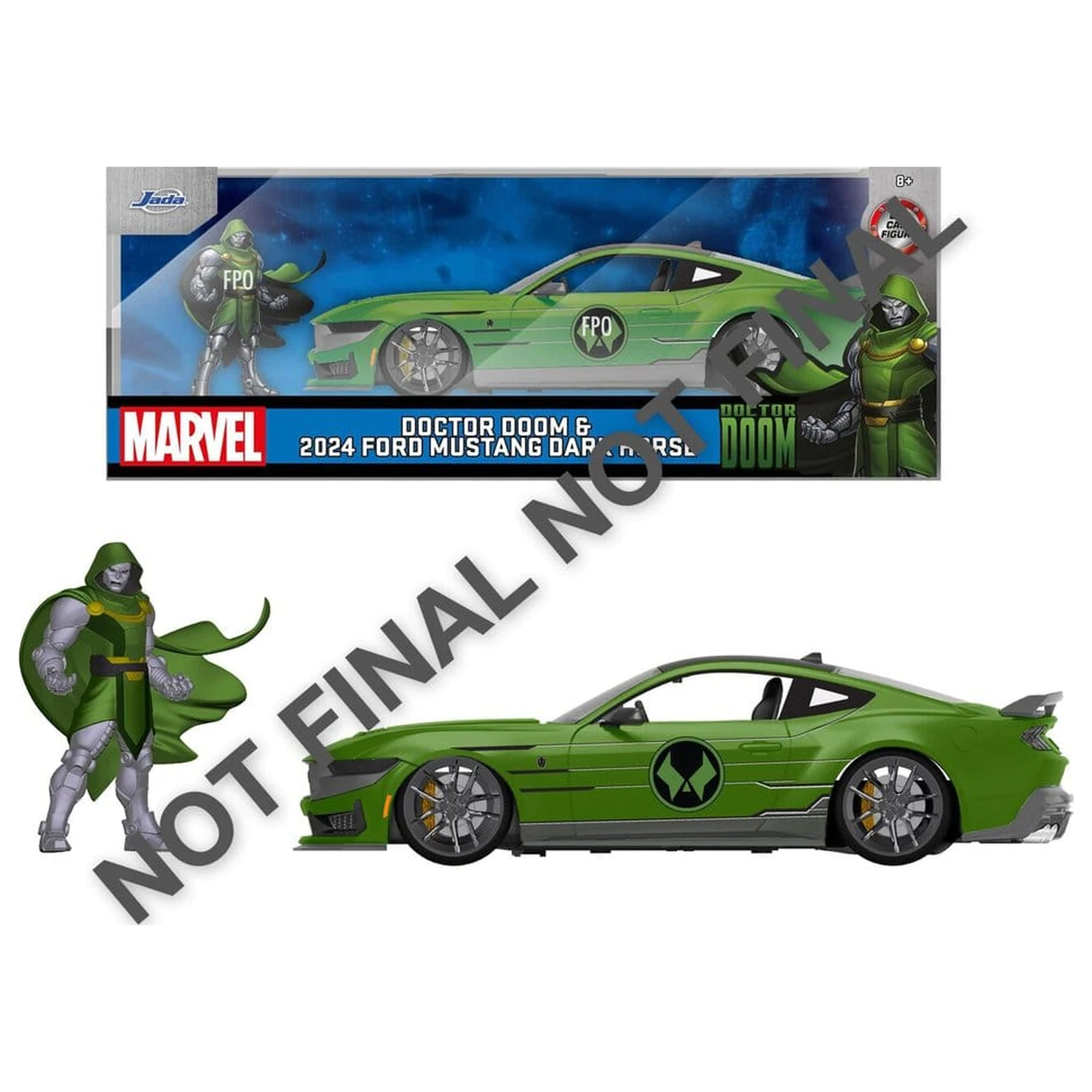 Marvel Diecast Model 1:24 Avengers Doctor Doom 2024 Ford zdjęcie produktu