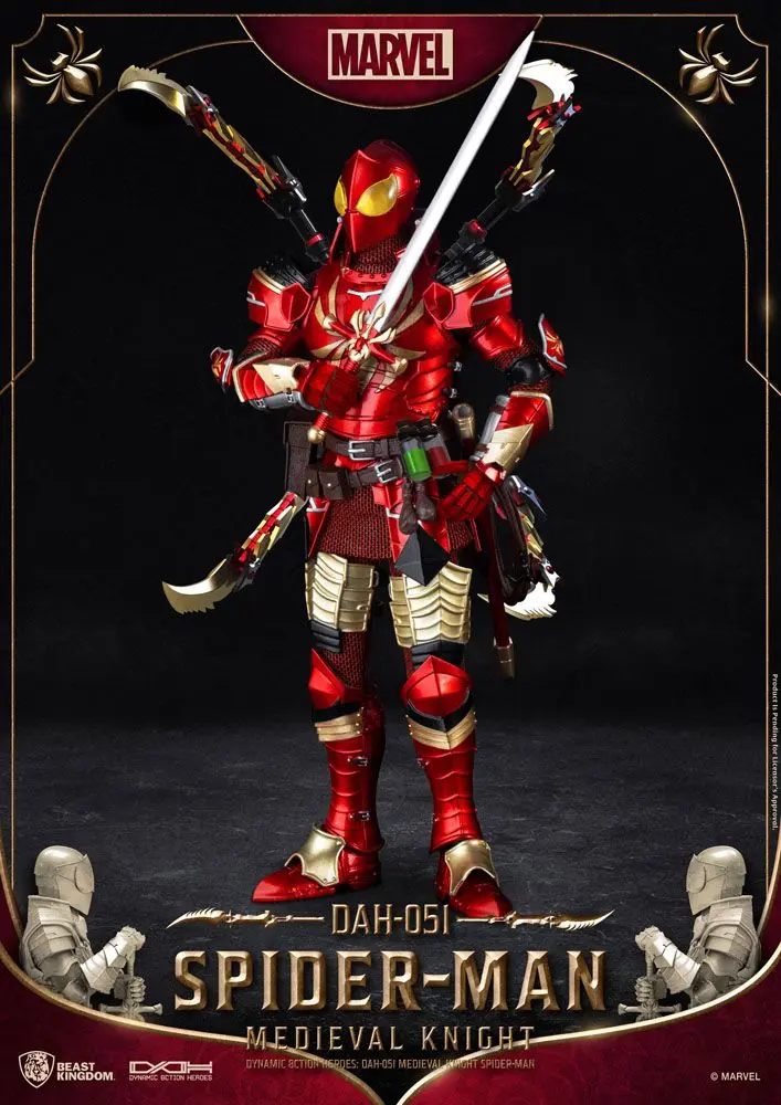 Marvel Dynamic 8ction Heroes Figurka Akcji 1/9 Średniowieczny Rycerz Spider-Man 20 cm zdjęcie produktu