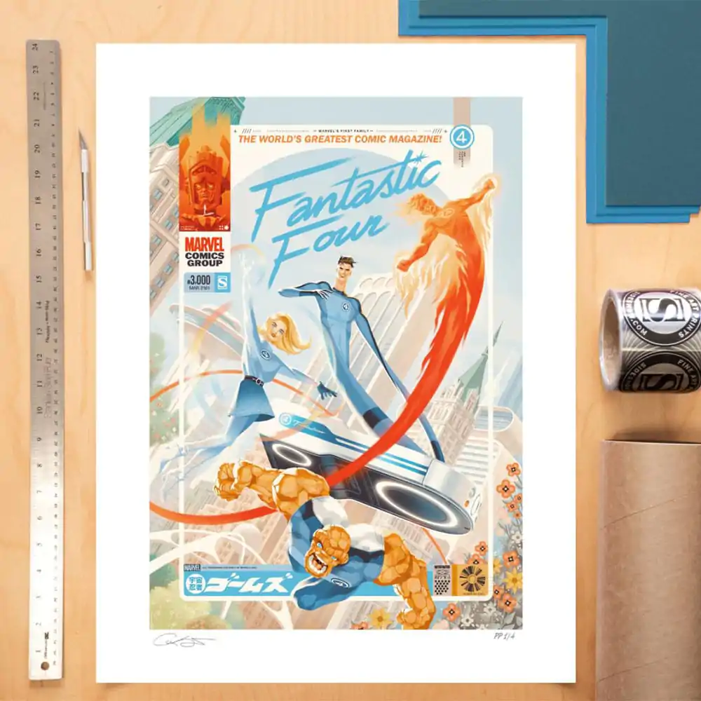 Marvel Fantastic Four #48 Wydruk Artystyczny Pierwsza Rodzina Marvela: The Fantastic Four! 61 x 41 cm - bez ramy zdjęcie produktu