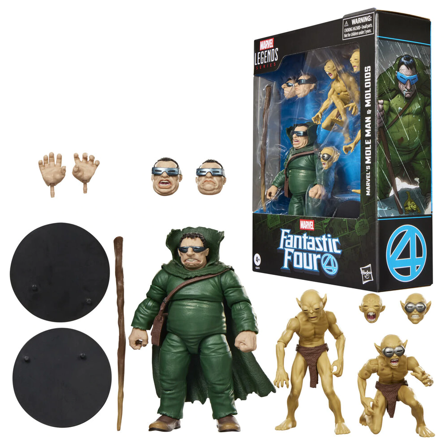 Marvel Fantastic Four Marvels Mole Man & Moloios zestaw figurek 15cm zdjęcie produktu