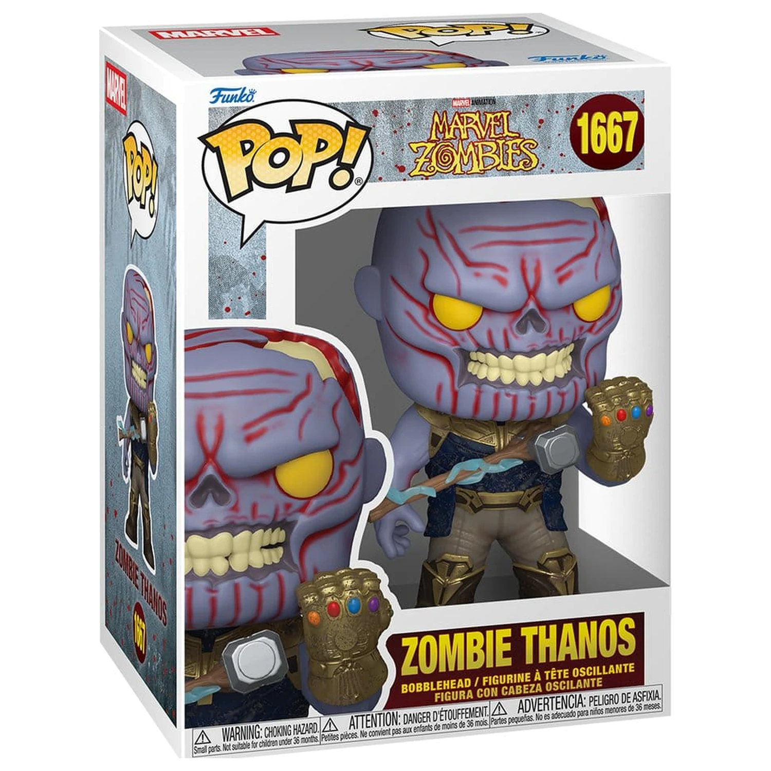 Marvel Funko POP! Comics Figurka winylowa Zombie Thanos 9 cm zdjęcie produktu