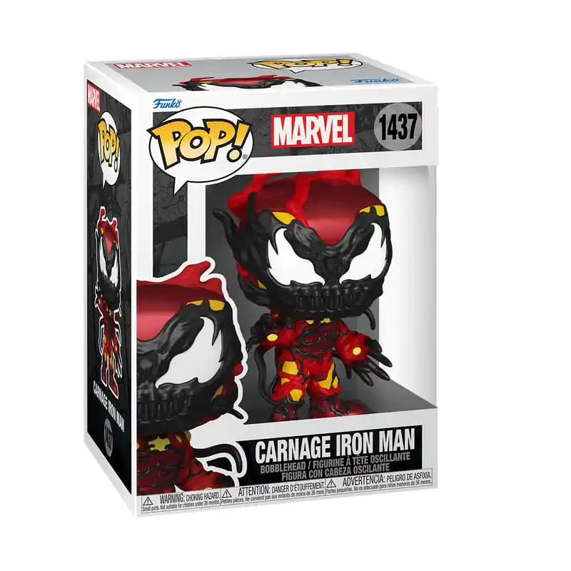 Marvel Funko POP! Figurka Vinyl Carnageized - Iron Man 9 cm zdjęcie produktu