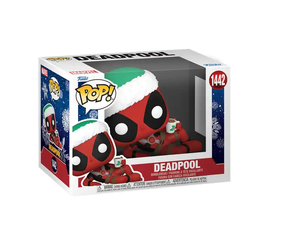 Marvel Funko POP! Figurka Vinyl Holiday Deadpool 9 cm zdjęcie produktu