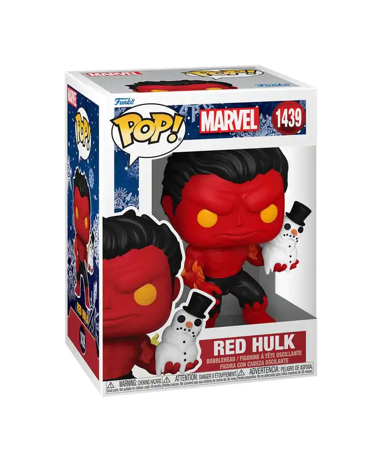 Marvel Funko POP! Figurka winylowa Holiday Red Hulk 9 cm zdjęcie produktu