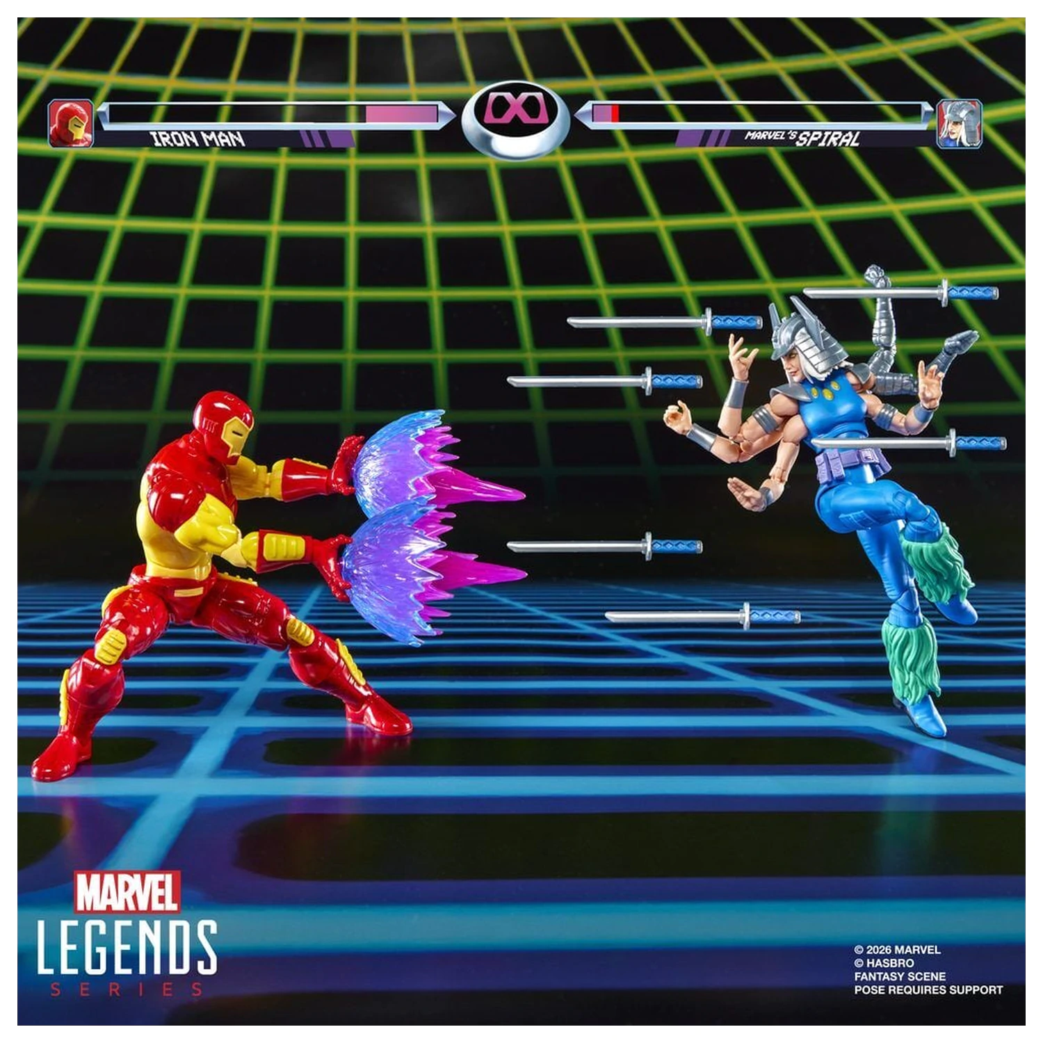 Marvel Games Iron Man Vs Marvels Spiral pack 2 figurki 15cm zdjęcie produktu