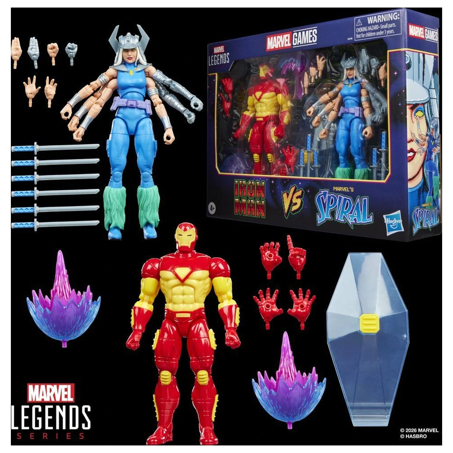 Marvel Games Iron Man Vs Marvels Spiral pack 2 figurki 15cm zdjęcie produktu