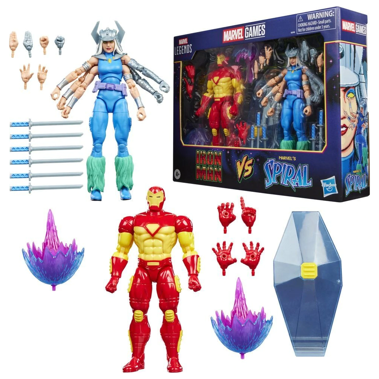 Marvel Games Iron Man Vs Marvels Spiral pack 2 figurki 15cm zdjęcie produktu