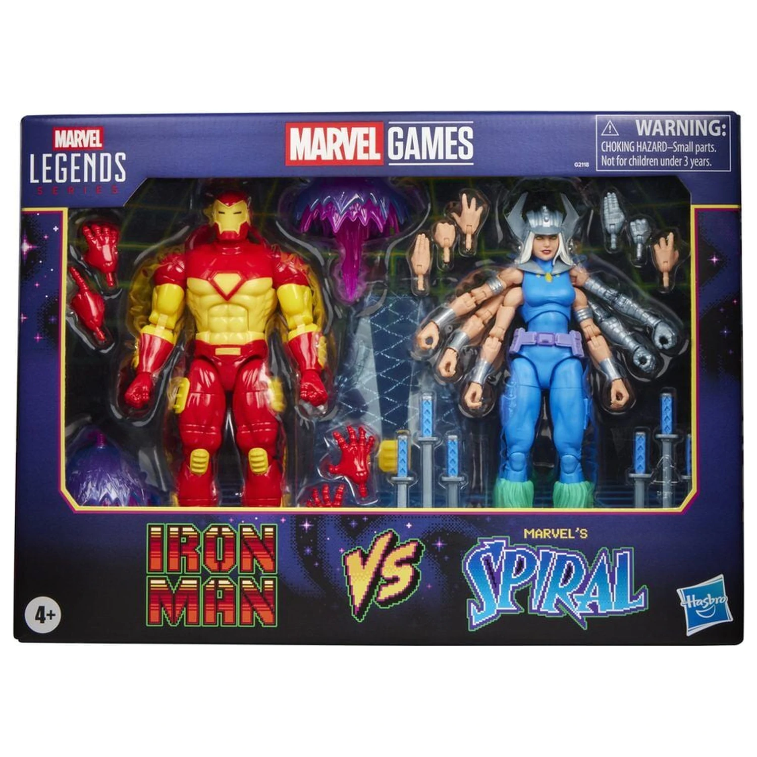 Marvel Games Iron Man Vs Marvels Spiral pack 2 figurki 15cm zdjęcie produktu